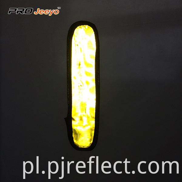 Reflective Yellow Pvc Safety Led Flashlight Armbandwb Kou002